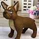 felt toy: French bulldog. Felted Toy. colorlight (colorlight). Online shopping on My Livemaster.  Фото №2