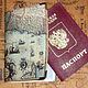 Passport cover 'OLD WORLD MAP'. Passport cover. Ludmila Krishtal. My Livemaster. Фото №4