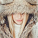 Fur hat with long ear flaps. Hat with ear flaps. Forestfox. Family Fur Atelier. Online shopping on My Livemaster.  Фото №2