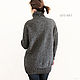 Sweater women's knit color: grey. Sweaters. CUTE-KNIT by Nata Onipchenko. Online shopping on My Livemaster.  Фото №2