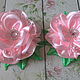 Elegantes rosados de goma-flores. Hairpins and elastic bands for hair. Anghelina Kodryan. Интернет-магазин Ярмарка Мастеров.  Фото №2