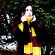 Scarf Harry Potter Gryffindor knit scarf Harry Potter. Scarves. HappyFingers Movie store (happyfingers). My Livemaster. Фото №4