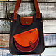 bag leather of crazy horse
