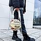 Сумка из баскетбольного мяча. Классическая сумка. basket.ball_bag. Интернет-магазин Ярмарка Мастеров.  Фото №2