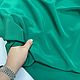 Шелк в зелёном цвете. Итальянские ткани. Ткани. Алина / ткани LA DIVA shop. Интернет-магазин Ярмарка Мастеров.  Фото №2