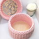 Knitted basket with lid, storage basket made of knitted yarn. Basket. Lace Shawl by Olga. My Livemaster. Фото №6