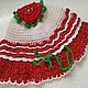 PANAMA KNITTED 'RED ROSE' (size 54-56 cm). Panama. Gala Devi (crochet design). Online shopping on My Livemaster.  Фото №2