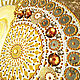  The Lotus Buddha. Harmony. Gold silver painting with gold leaf. Pictures. House of the Sun (irina-bast). My Livemaster. Фото №4