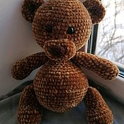 Куклы и игрушки handmade. Livemaster - original item A knitted toy. Teddy Bear . Amigurumi. Handmade.