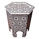 Марокканский кофейный столик. Столы. MAKTUB — марокканская мебель. Интернет-магазин Ярмарка Мастеров.  Фото №2