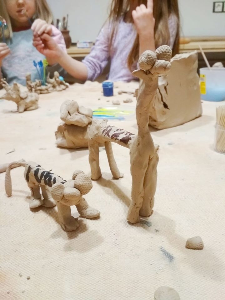 Жираф и тигр