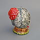 Figurine-bell hedgehog under an umbrella. Figurine. Mila. My Livemaster. Фото №4