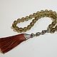 Prayer beads 33 Topaz natural grain. bead 12 mm, Rosary, Saratov,  Фото №1