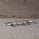 Серебряное кольцо с розовым сапфиром, Кольца, Уфа,  Фото №1
