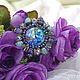 The Krishna brooch is embroidered with beads. Brooches. vettochka. My Livemaster. Фото №5