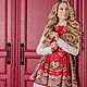  Сарафан с блузкой А-ля-Русс. Сарафаны. Дизайнерские платья Valensia Atelier. Ярмарка Мастеров.  Фото №4