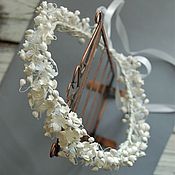 Свадебный салон handmade. Livemaster - original item Wedding wreath 