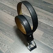 Аксессуары handmade. Livemaster - original item Men`s belt, made of genuine Python leather, 100% handmade!. Handmade.