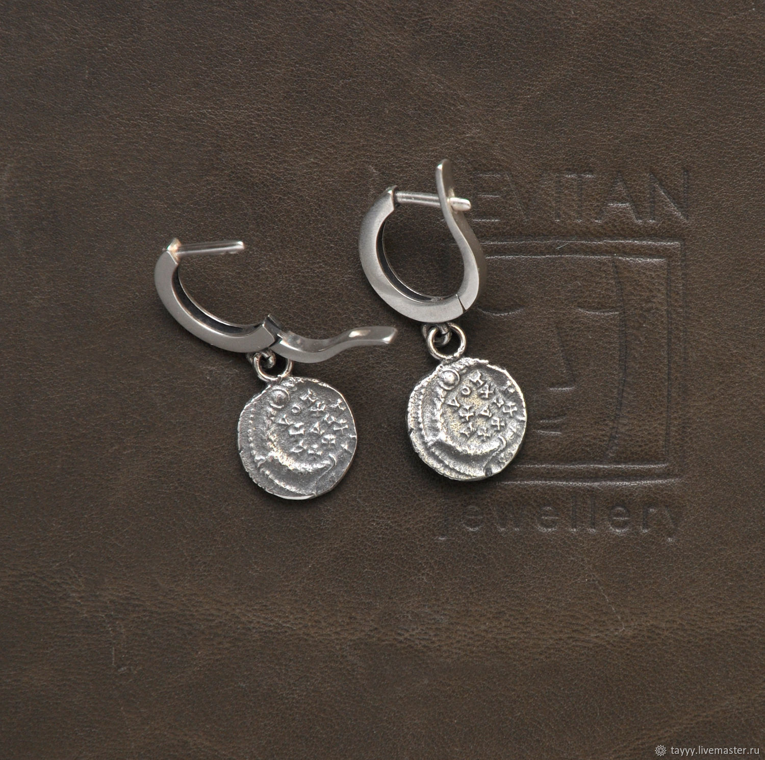 Серьги Римские монеты Констанс в интернет-магазине на Ярмарке Мастеров ...