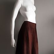 Одежда handmade. Livemaster - original item Suede skirt. Handmade.