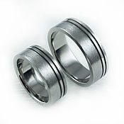 Украшения handmade. Livemaster - original item Titanium rings are hypoallergenic. Handmade.