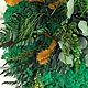 Round 43 cm painting of stabilized mosses and plants. Fitokartins. Антонина Литовкина - Озеленение (Планета Флористики). My Livemaster. Фото №4