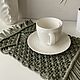 Заказать Салфетка подставка макраме 28*24см. Наталья (MACRAME FOR HYGGE). Ярмарка Мастеров. . Подставка под горячее Фото №3