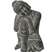 Для дома и интерьера handmade. Livemaster - original item The statue of Buddha pendant gray with antique effect (concrete, gypsum). Handmade.