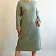 Платье женское прямое с длинным рукавом евроангора. Платья. SVЭRO dress. Ярмарка Мастеров.  Фото №5