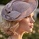 Шляпа из соломки синамей Жемчужная. Шляпы. NovozhilovaHats. Ярмарка Мастеров.  Фото №5