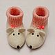 Felted baby Mouse booties, Slippers, Chelyabinsk,  Фото №1