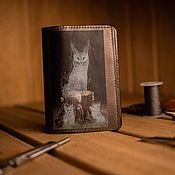 Сумки и аксессуары handmade. Livemaster - original item Passport cover with fox ODPTSR2.. Handmade.