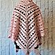 Шаль крючком-Платок крючком-Шаль вязаная. Шали. Multi Color Crochet (voronkova-olga). Интернет-магазин Ярмарка Мастеров.  Фото №2