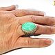chrysoprase. ' Light' ring with chrysoprase. Rings. Design jewelry. My Livemaster. Фото №6