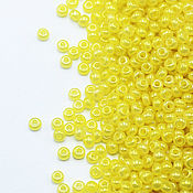Материалы для творчества handmade. Livemaster - original item Czech beads 10/0 Yellow 10 g Preciosa. Handmade.