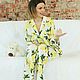 Women's pyjamas set bow family'lemons'. Robes. Alexandra Maiskaya. Online shopping on My Livemaster.  Фото №2