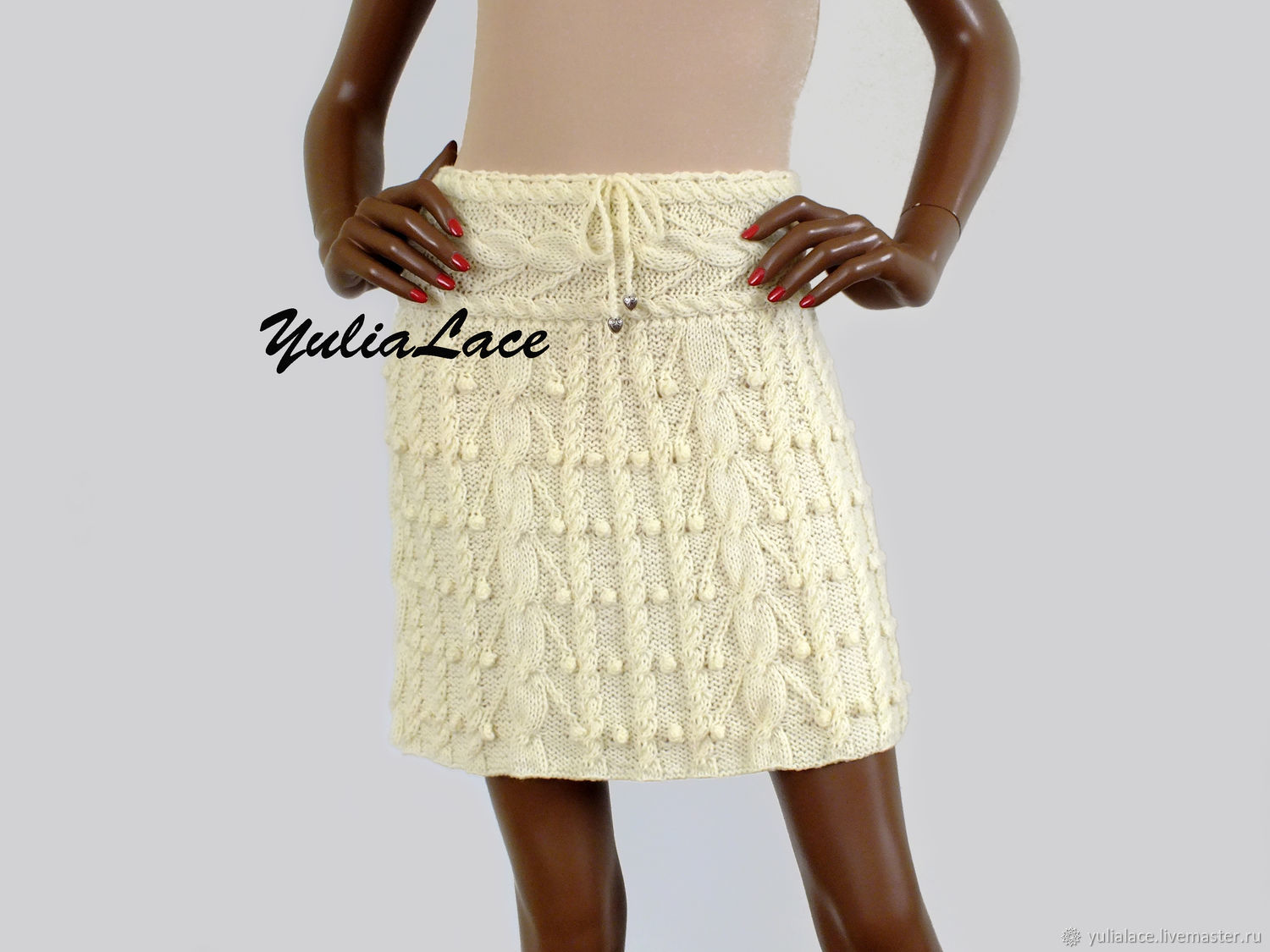 Вязаная юбка на заказ в интернет-магазине Ярмарка Мастеров по цене 5 ...