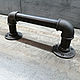 Industrial style pipe door handle, loft, Furniture fittings, Chelyabinsk,  Фото №1