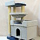 Order The Bravo cat house is suitable for a large cat. The quality is high. Workshop for dogs and cats. Livemaster. . Scratching Post Фото №3