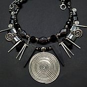 Украшения handmade. Livemaster - original item Necklace: Ethnics in silver. Handmade.