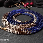 Украшения handmade. Livemaster - original item Lariats made of Japanese beads 