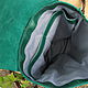 Leather backpack emerald 2. Backpacks. sumkiotmariyi (sumkiotmariya). Online shopping on My Livemaster.  Фото №2
