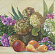 Oil painting South still life Flowers and fruit, Pictures, Zhukovsky,  Фото №1