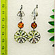 Order earrings 'kaleidoscope' amber melchior. Frollena II. Natural Baltic amber. Livemaster. . Earrings Фото №3