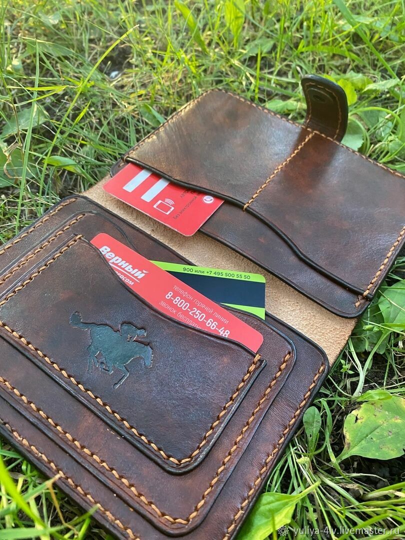 Документница из натуральной итальянской кожи Full grain в интернет ...