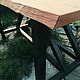 Table from a slab of cedar Dovetail. Tables. Joinery in Altai. Online shopping on My Livemaster.  Фото №2