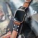 Bracelet for Apple Watch Ofice #3 Genuine Leather. Watch Straps. Mart Bags (martbags). Online shopping on My Livemaster.  Фото №2