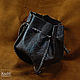 Brown Genuine Leather Rune Pouch. Baggie. Kooht. My Livemaster. Фото №6