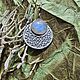 Подвеска с лунным камнем " Лунница ". Подвеска. Vadjra-jewelry. Ярмарка Мастеров.  Фото №4