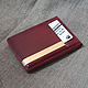 The cover for the FSB pension certificate is burgundy. Cover. Joshkin Kot. Online shopping on My Livemaster.  Фото №2